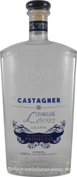 Castagner Fuoriclasse Leon Grappa Prosecco 0,7L 37,5% günstig kaufen