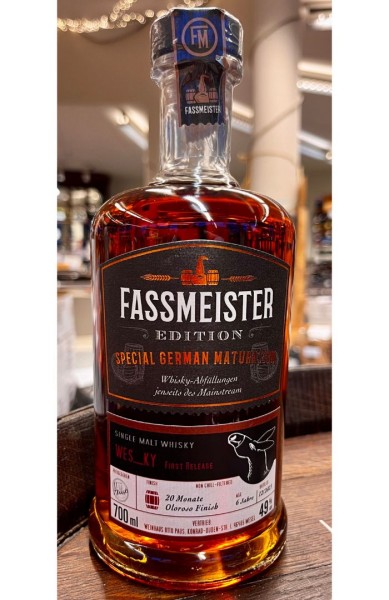 Fassmeister Whisky WES_KY 1st Release 6 Y 20 M Oloroso 0,7L 49% günstig kaufen