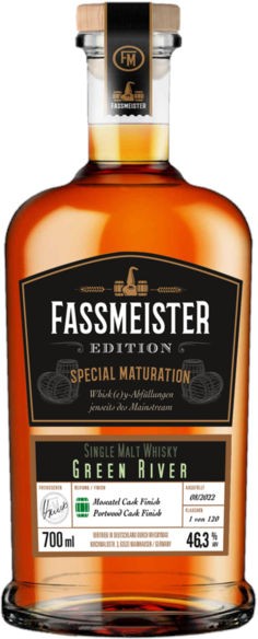 Fassmeister Green River Single Malt Whisky 0,7L 46,3% günstig kaufen