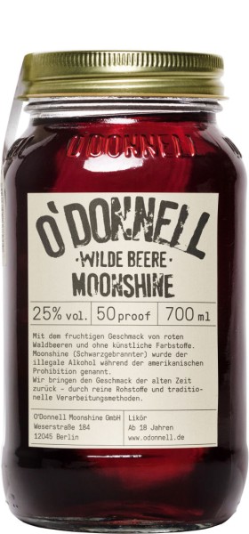 O'Donnell Moonshine Wilde Beere 25% Vol. 0,7l günstig kaufen