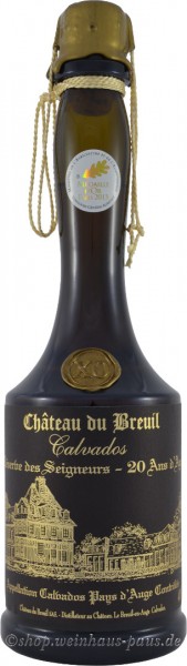 Der Calvados XO 20 Jahre von Château du Brieul