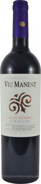 Viu Manent Carménère Gran Reserva 2019 günstig kaufen - Wein am Niederrhein im Weinhaus Paus