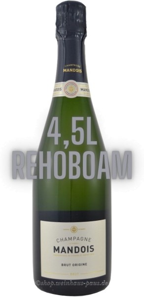 Champagne Mandois Brut Origine Rehoboam 4,5L günstig kaufen