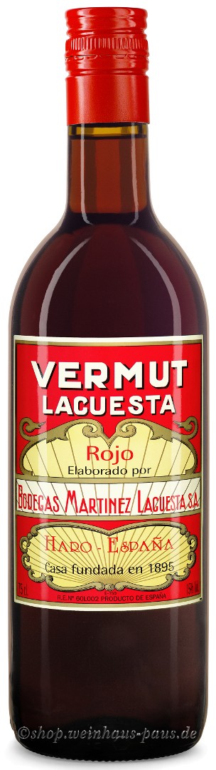 Bodegas Martinez Lacuesta Vermut Rojo 0,75L 15%
