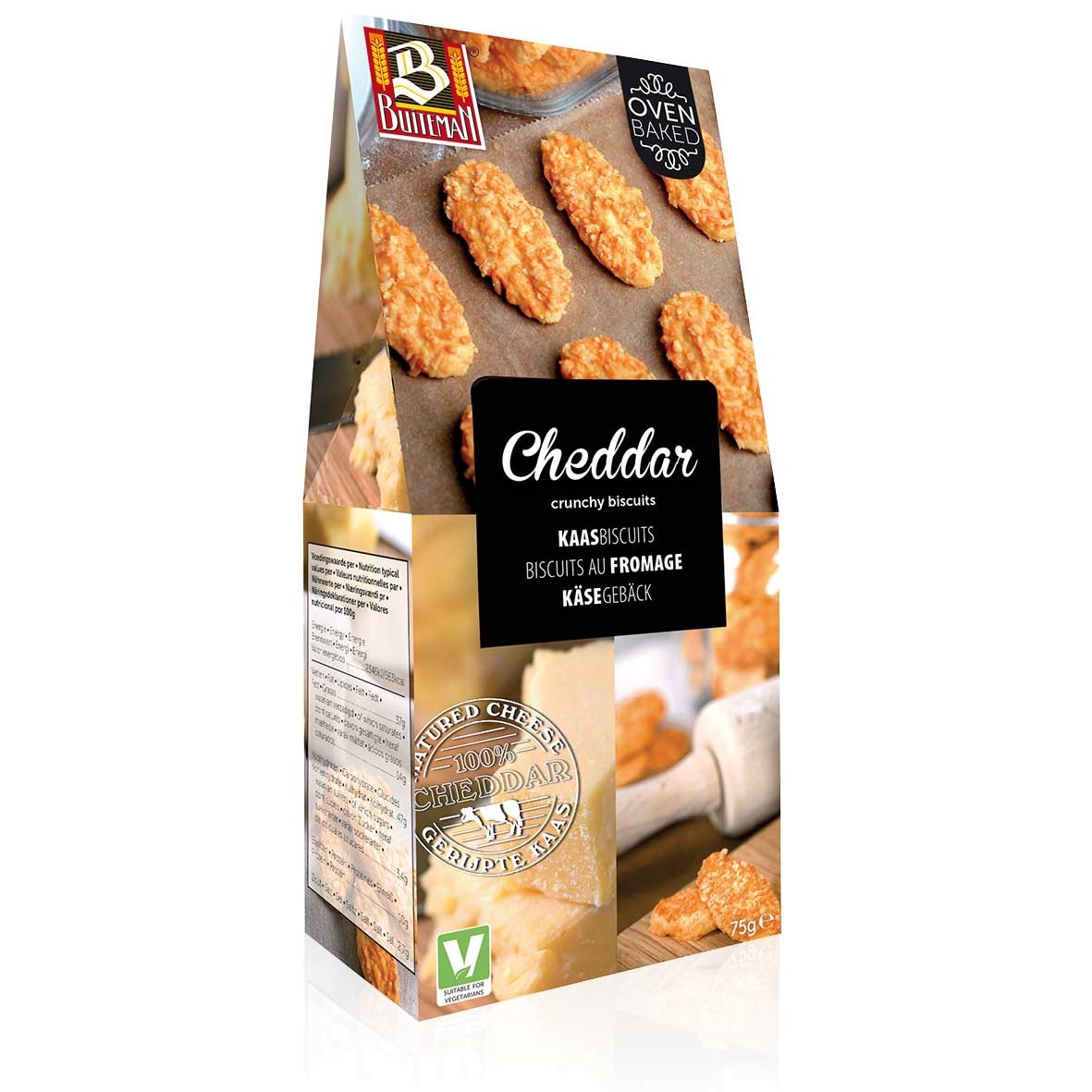 Cheddar Käsegebäck biscuits Buiteman | MHD 13.02.25