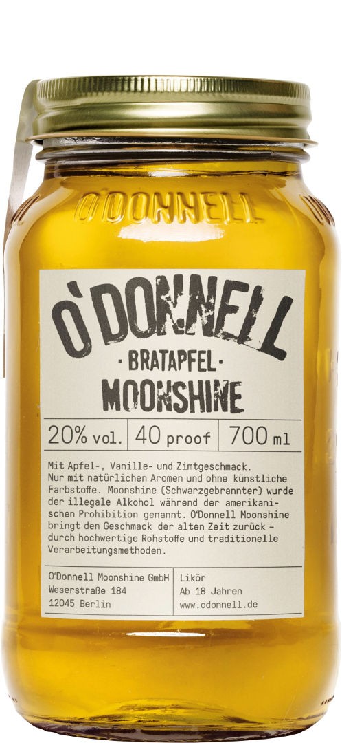 O'Donnell Moonshine Bratapfel 0,7L 20%