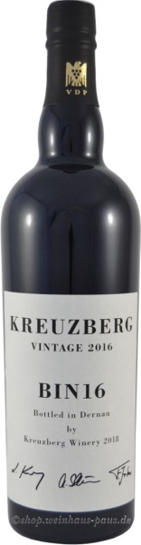 Der BIN 16 Likörwein vom Weingut Kreuzberg