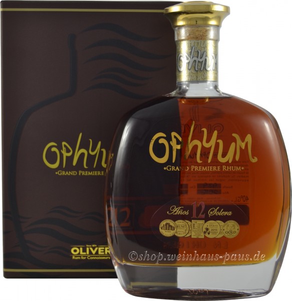 Ophyum Rum 12 Jahre Grand Premiere Rhum Oliver günstig kaufen
