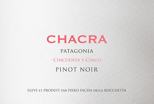 Bodega Chacra Cincuenta y Cinco Pinot Noir 2022