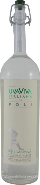 Jacopo Poli Uva Viva Traubenbrand 0,7L 40% günstig kaufen