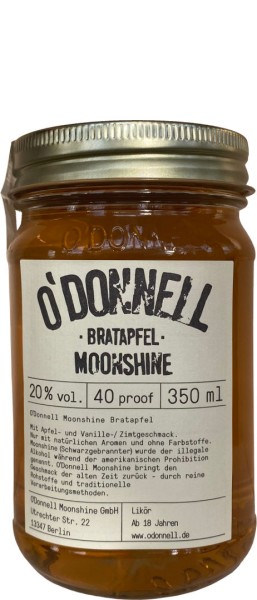 O'Donnell Moonshine Bratapfel 20% Vol. 0,35l günstig kaufen