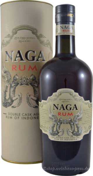 Der Double Cask Indonesian Rum von Naga Rum - Wein am Niederrhein im Weinhaus Paus