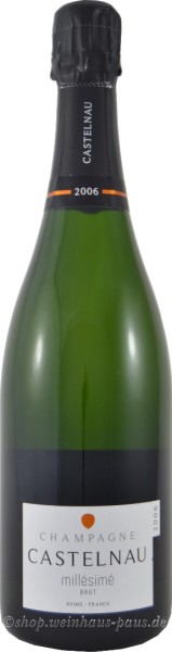 Der Millésimé 2006 von Champagne de Castelnau
