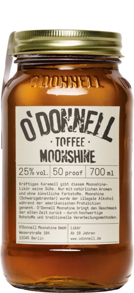 O'Donnell Moonshine Toffee 25% Vol. 0,7l günstig kaufen