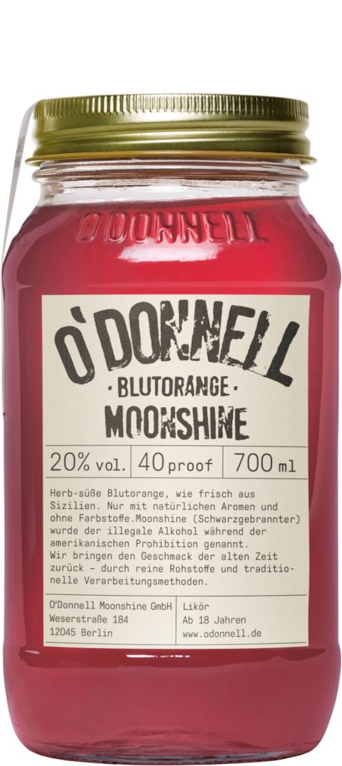 O'Donnell Moonshine Blutorange 20% Vol. 0,7L