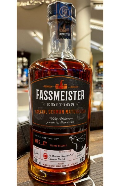 Fassmeister Whisky WES_KY 2nd Release 5 Y 19 M Moscatel & Oloroso 0,7L 49% günstig kaufen